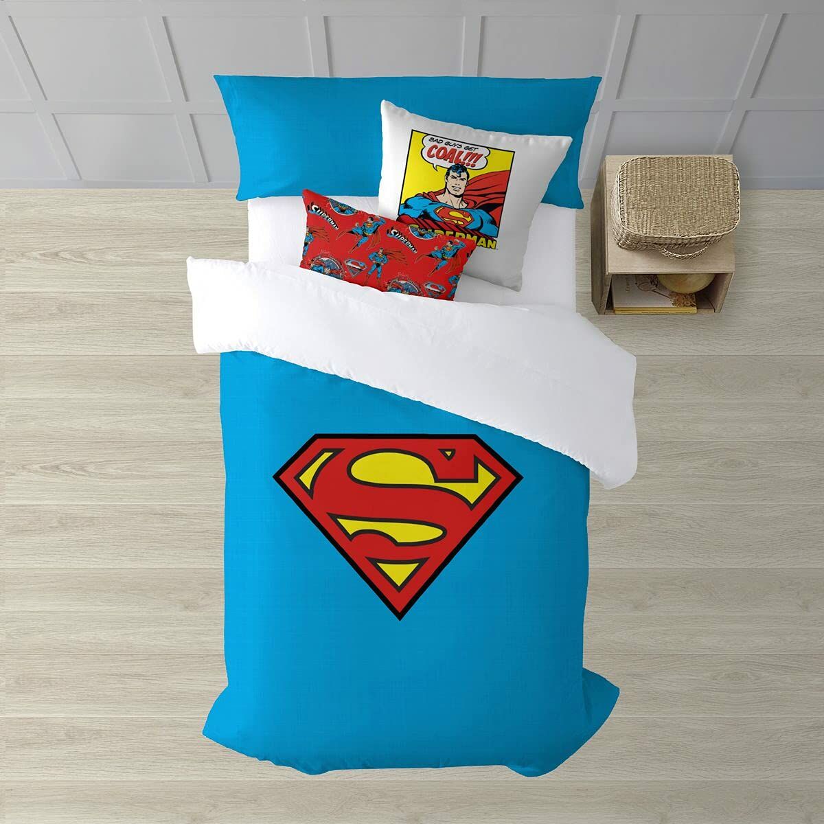Påslakan Superman Superman Multicolour 175 Trådar 260 x 240 cm
